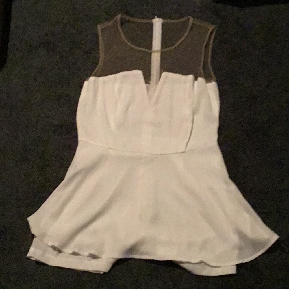 Romper with skirt over it
